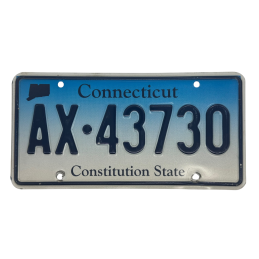 Connecticut license plate