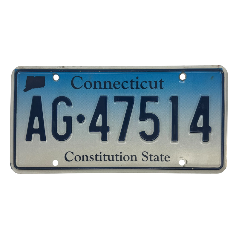 Placa de Connecticut Placa de Connecticut