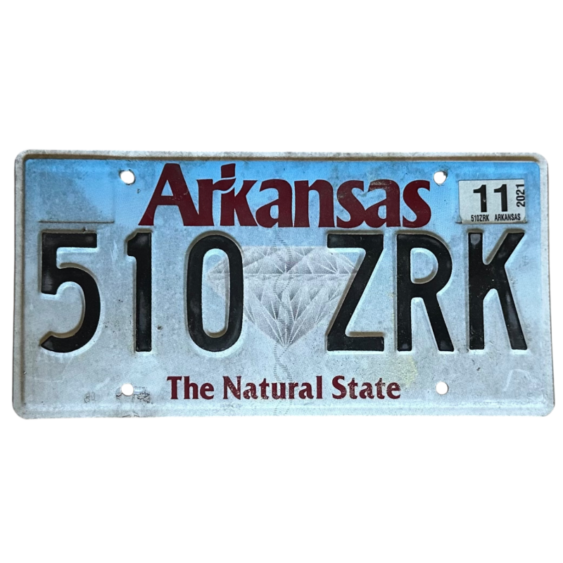 Arkansas license plate Arkansas license plate