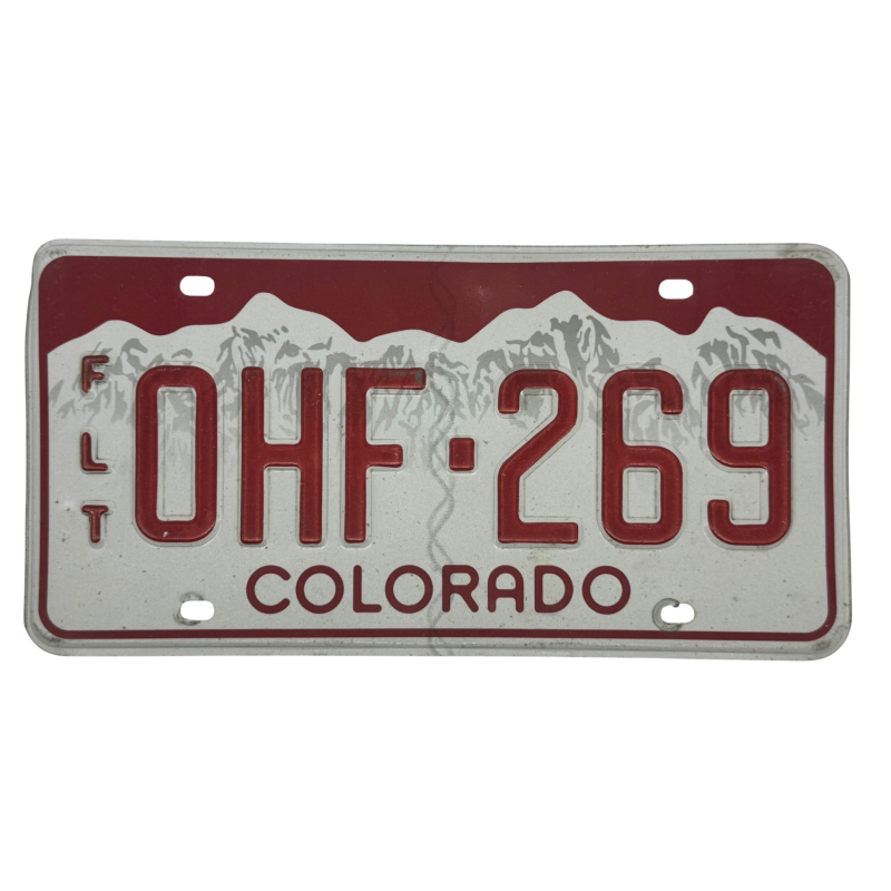 Colorado -Kennzeichen Colorado -Kennzeichen