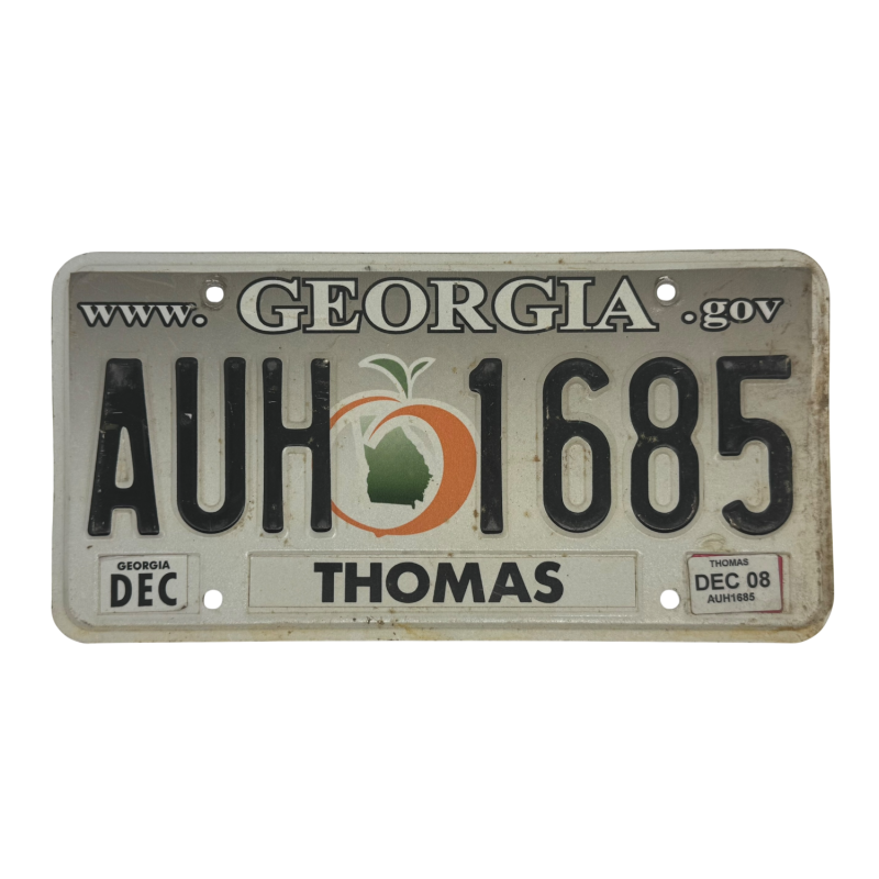 Georgia Nummernschild Georgia Nummernschild