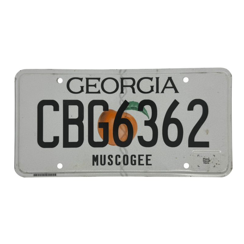 Georgia Nummernschild Georgia Nummernschild