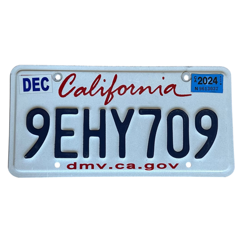 Tablica rejestracyjna California Tablica rejestracyjna California