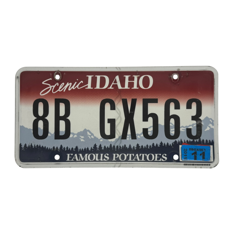 IDAHO license plate