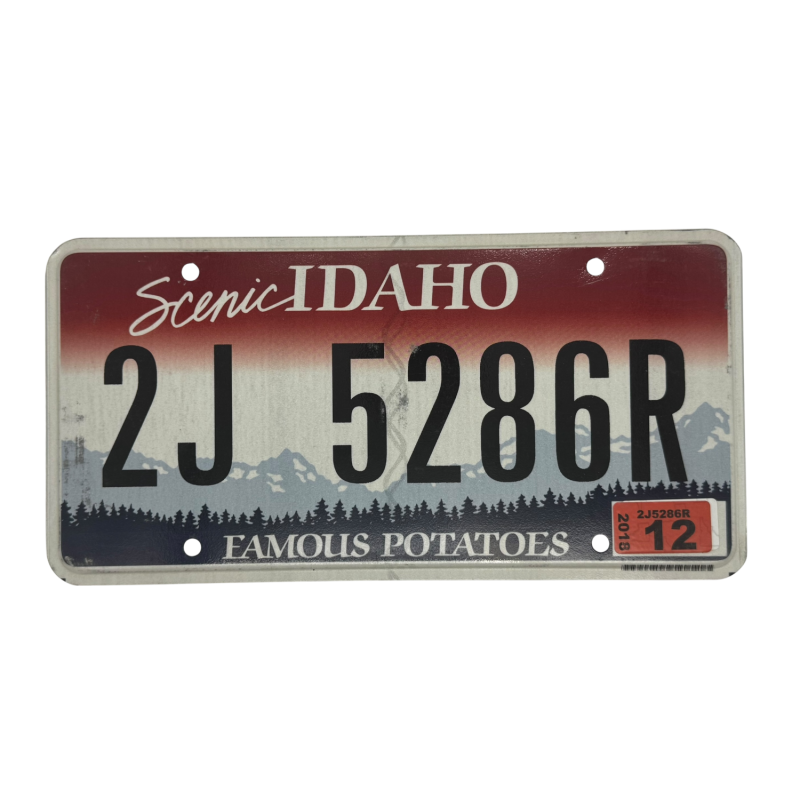 IDAHO license plate