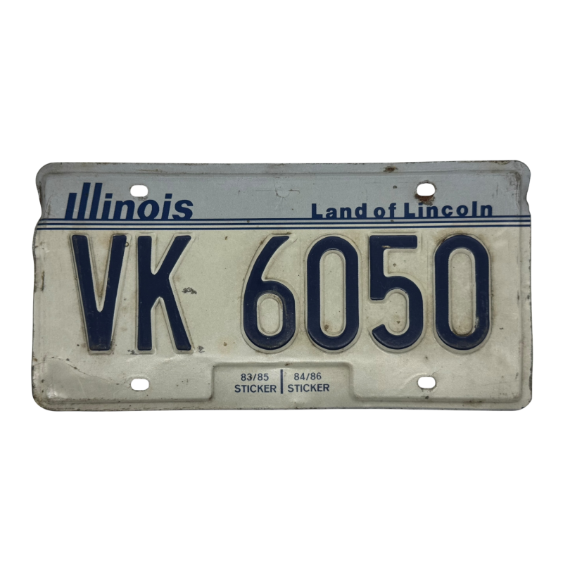 Illinois Nummernschild Illinois Nummernschild