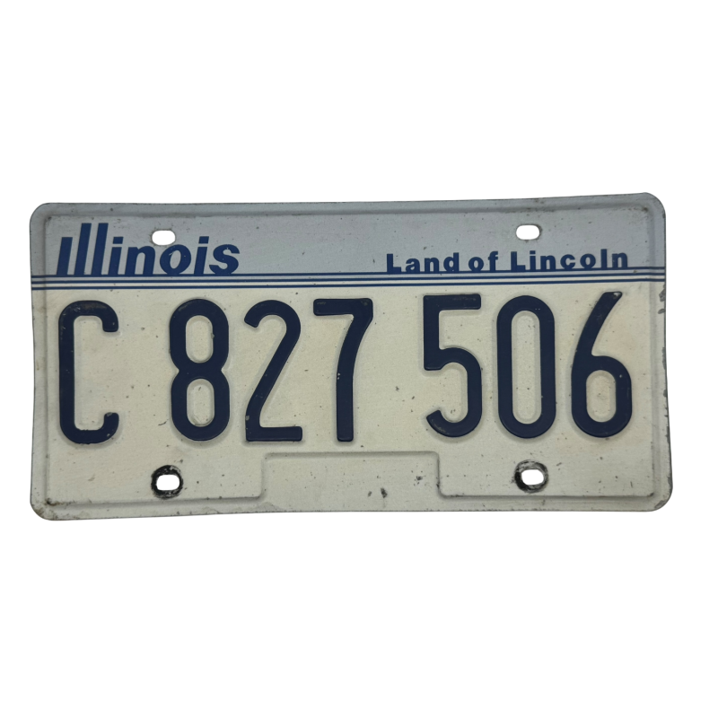 Illinois Nummernschild Illinois Nummernschild