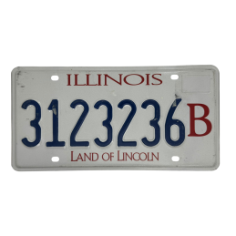 Illinois license plate