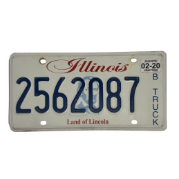 Illinois license plate