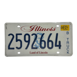 Illinois license plate