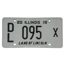 Illinois license plate