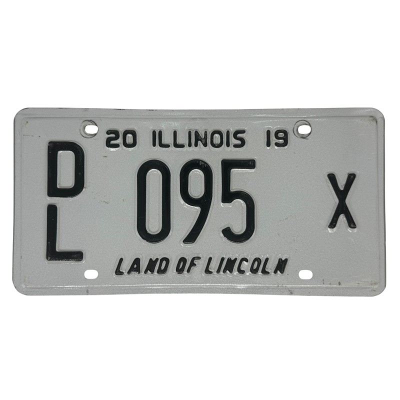 Illinois license plate