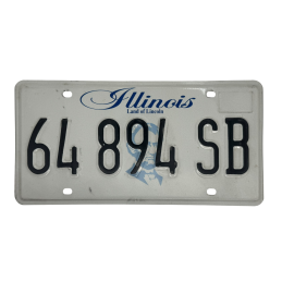 Illinois license plate