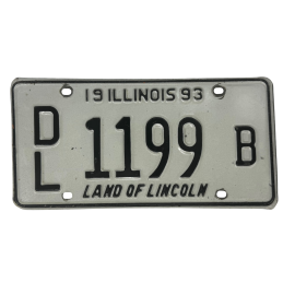 Illinois license plate