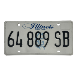 Illinois license plate