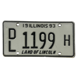 Illinois license plate