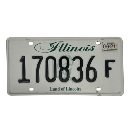 Illinois license plate