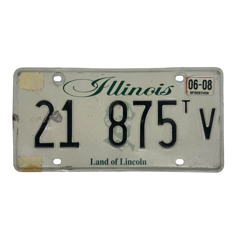 Illinois license plate Illinois license plate