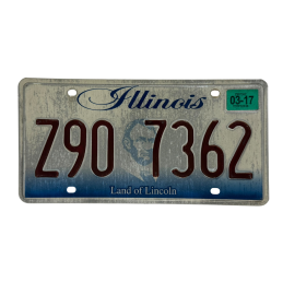 Illinois license plate