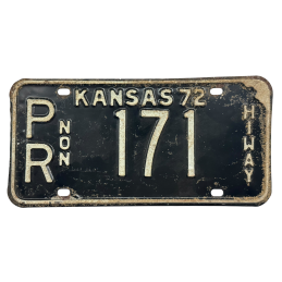 Kansas license plate