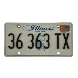 Illinois license plate