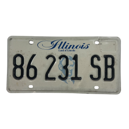 Illinois license plate