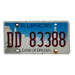 Illinois license plate