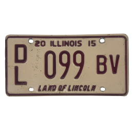Illinois license plate