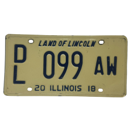 Illinois license plate