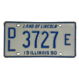 Illinois license plate