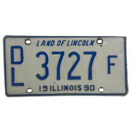 Illinois license plate
