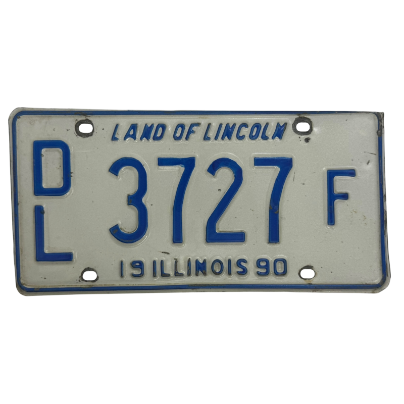 Plaque d'immatriculation de l'Illinois Plaque d'immatriculation de l'Illinois