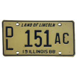 Illinois license plate