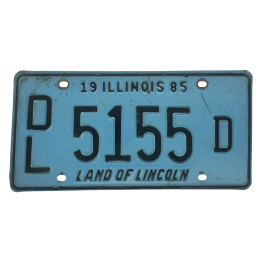 Illinois license plate