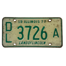 Illinois license plate