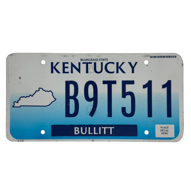 Kentucky -Nummernschild Kentucky -Nummernschild