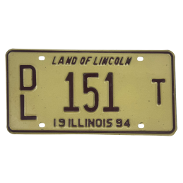 Illinois license plate
