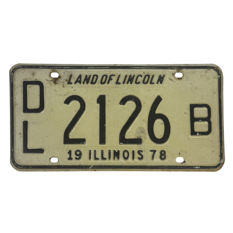 Illinois license plate