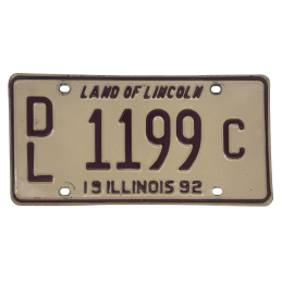 Illinois license plate
