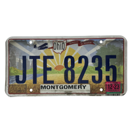 OHIO license plate
