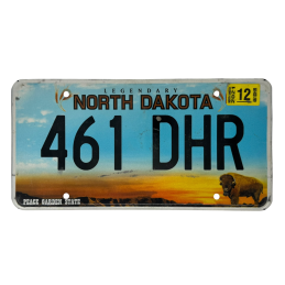 North Dakota license plate