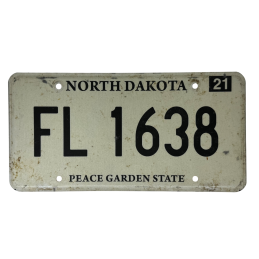 North Dakota license plate