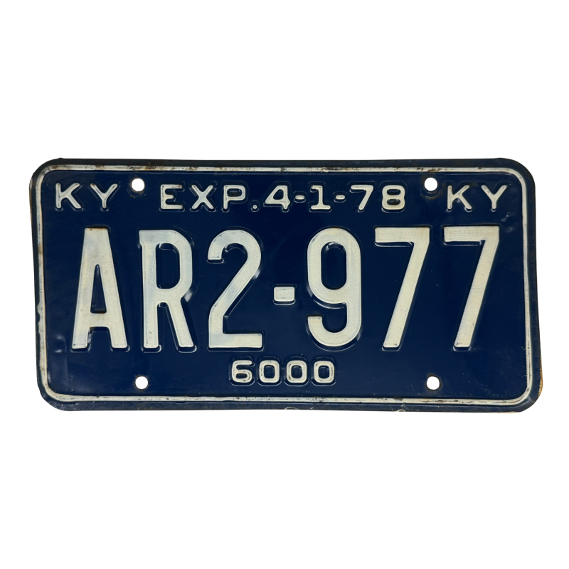 Kentukio valstybinis numeris Kentukio valstybinis numeris