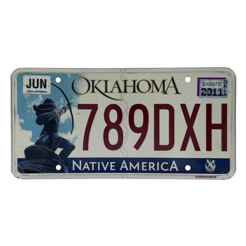 Oklahoma -Nummernschild Oklahoma -Nummernschild