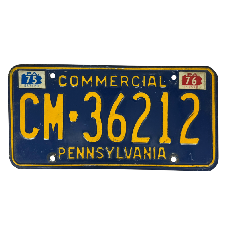 Pennsylvania license plate