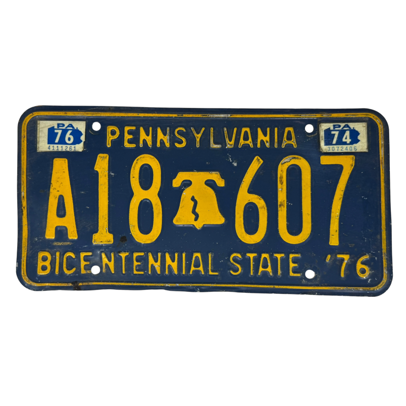Pennsylvania license plate