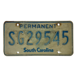 South Carolina license plate