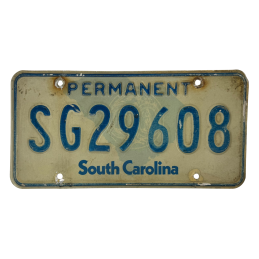 South Carolina license plate