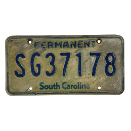 South Carolina license plate