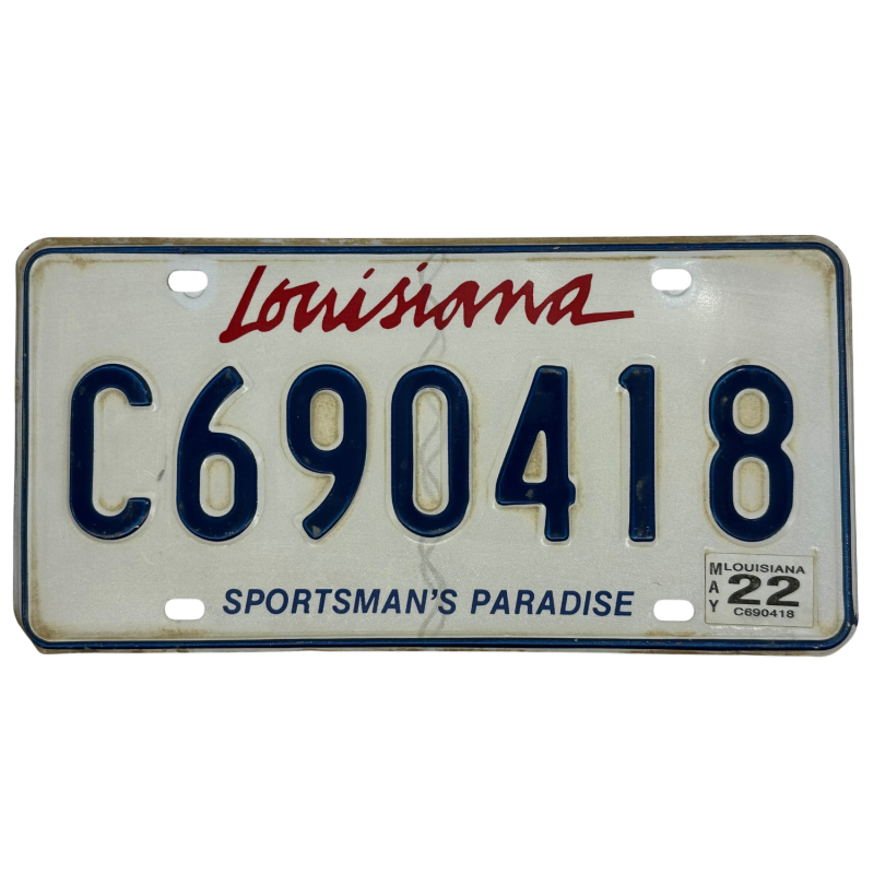 Louisiana Nummernschild Louisiana Nummernschild